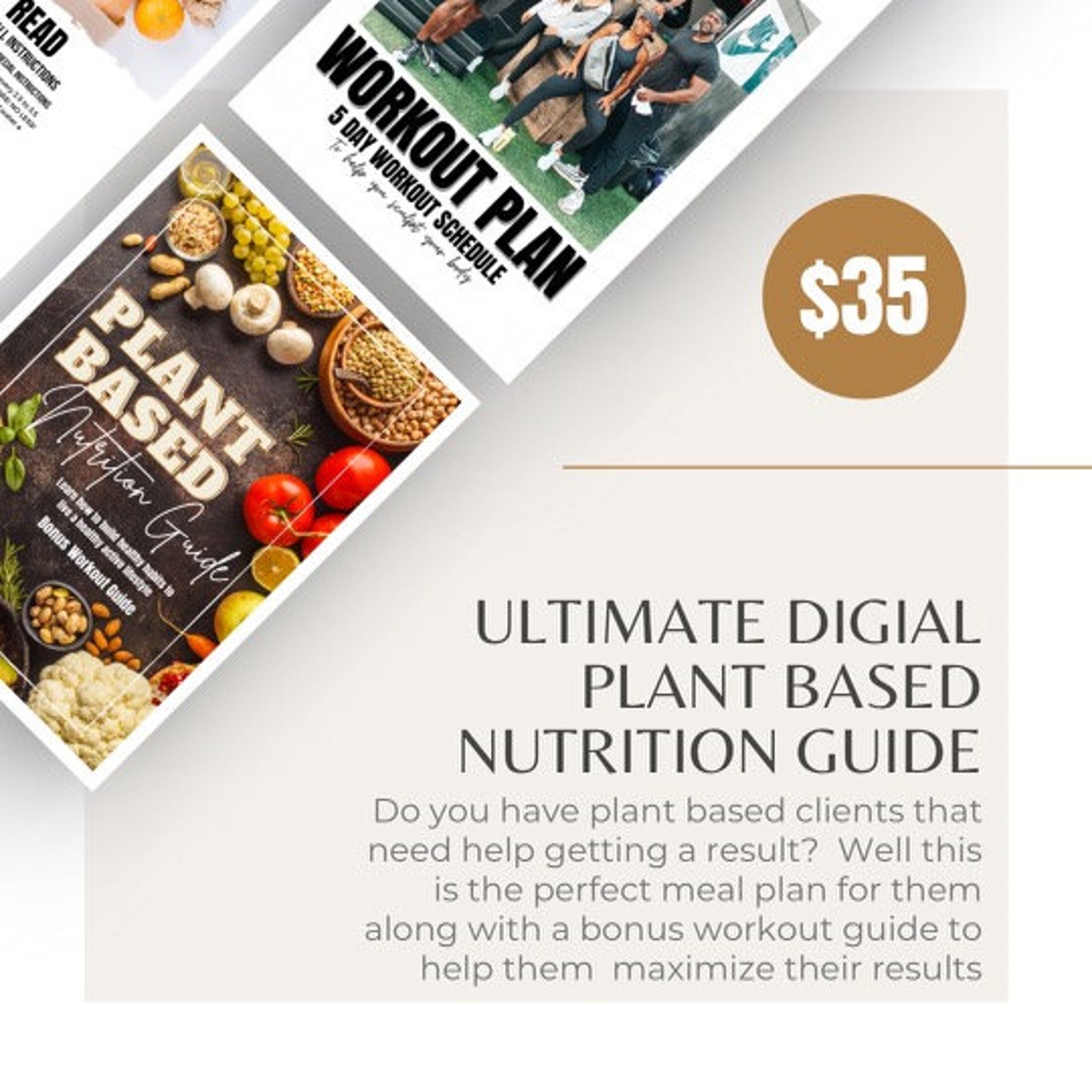Plant Based Nutrition Guide Etsy