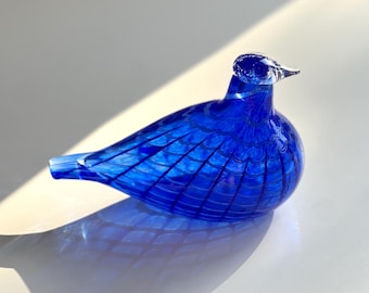 工芸品 Oiva Toikka Bird JUHLAKUKKO ROOSTER1997 工芸品 Oiva Toikka Bird JUHLAKUKKO ROOSTER1997 Rooster Blue