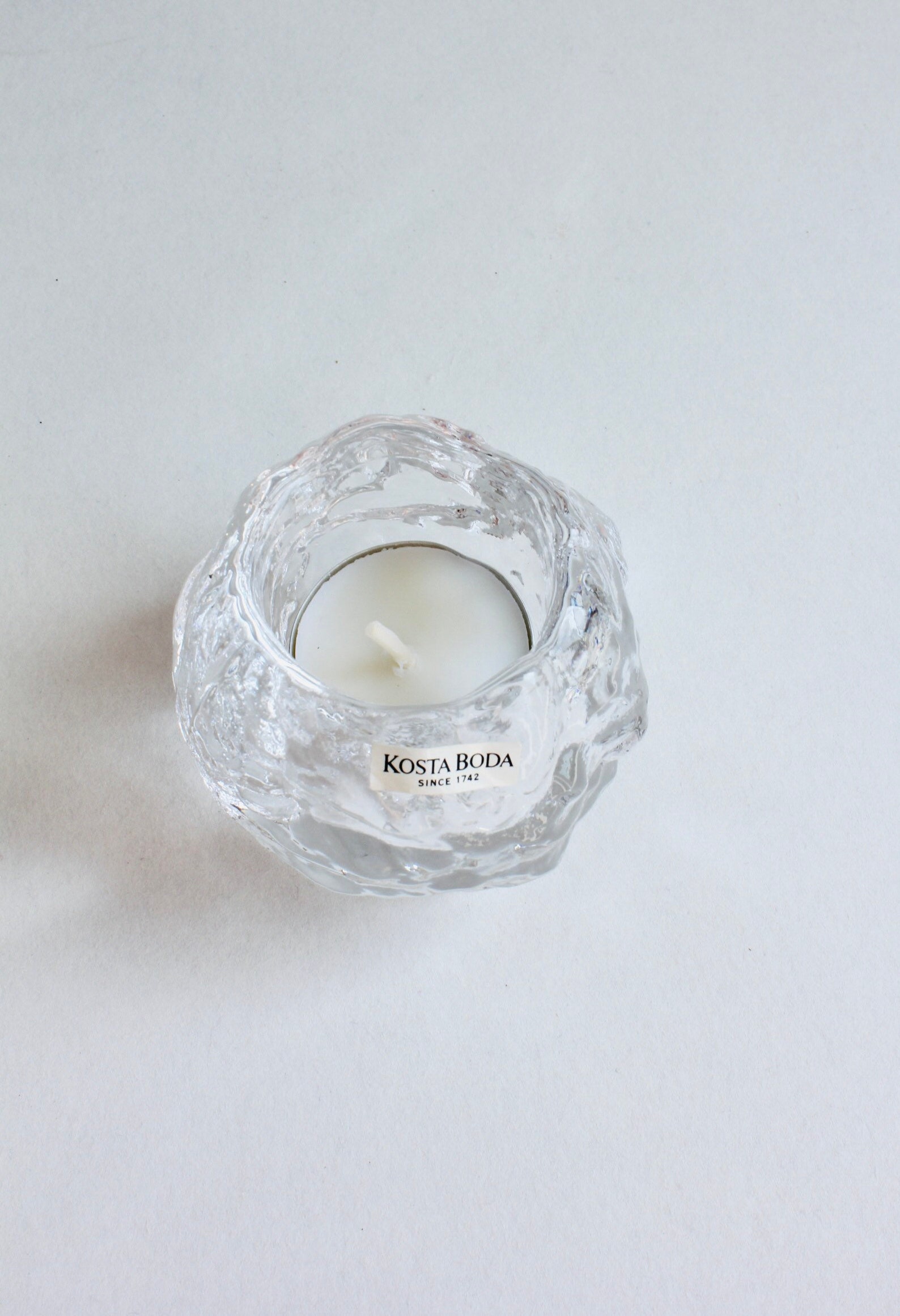 Kosta Boda Snowball Candle Holder Designed by Ann Wolff Etsy Australia