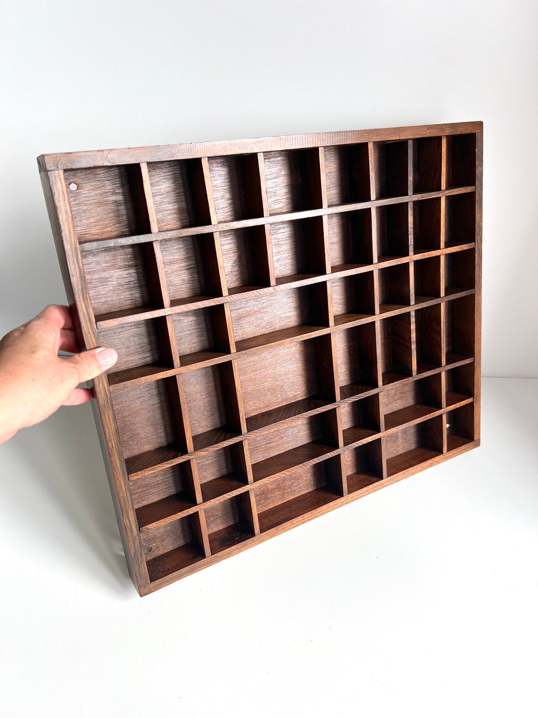 Rectangular Vintage Curio Shelf for Displaying Small Knick Knacks or ...