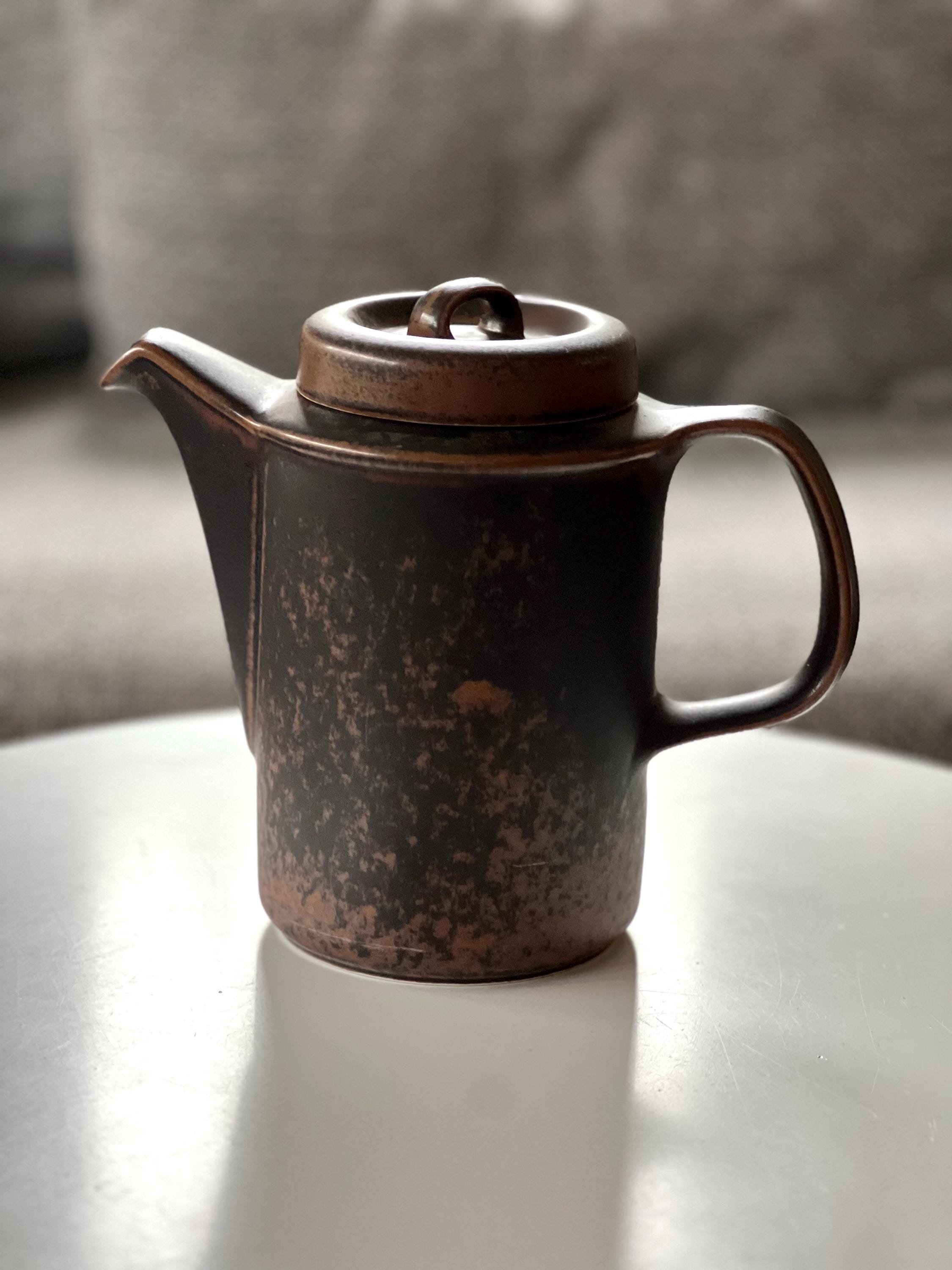 Vintage Arabia Finland Ruska Tea Trio Set: Ulla Procope 1960s