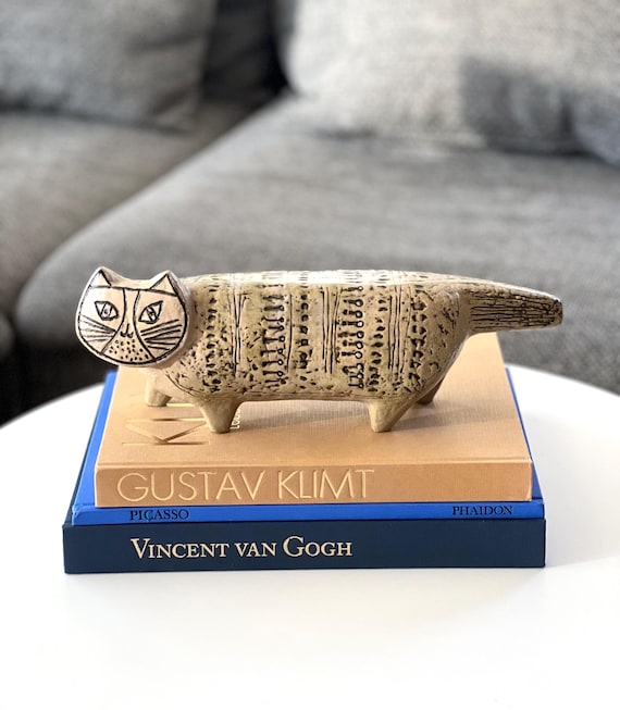 Lisa Larson Large Katt Cat - Stora Zoo Gustavsberg - 1950s Swedish