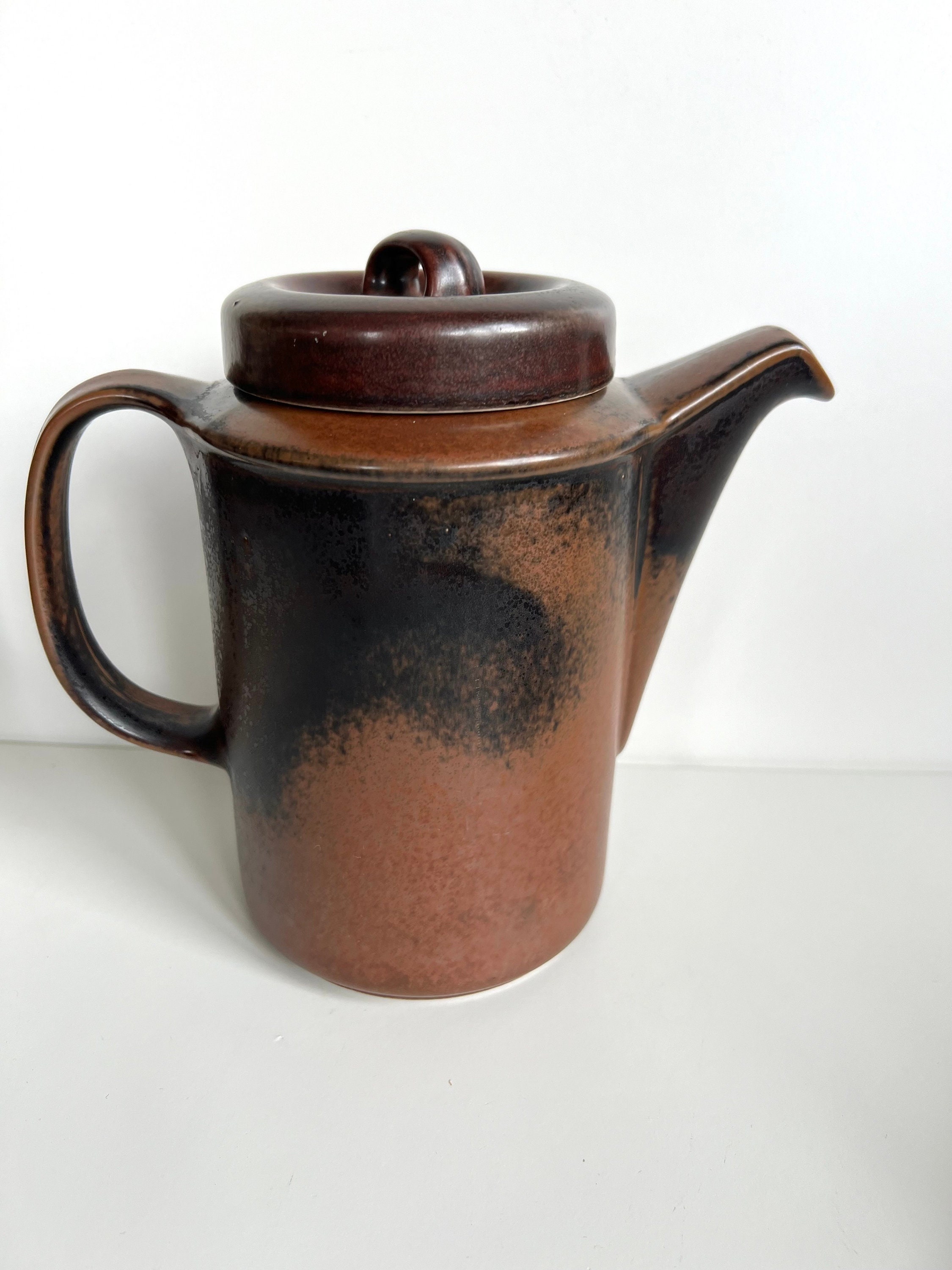 Vintage Arabia Finland Ruska Tea Trio Set: Ulla Procope 1960s