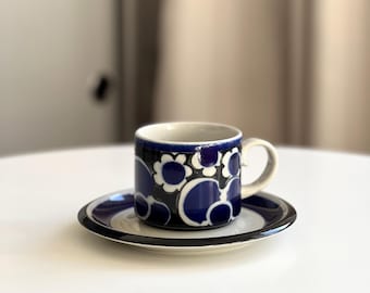 アラビア・フィンランド ルイジャ トールカップ＆ソーサー 3客セット 