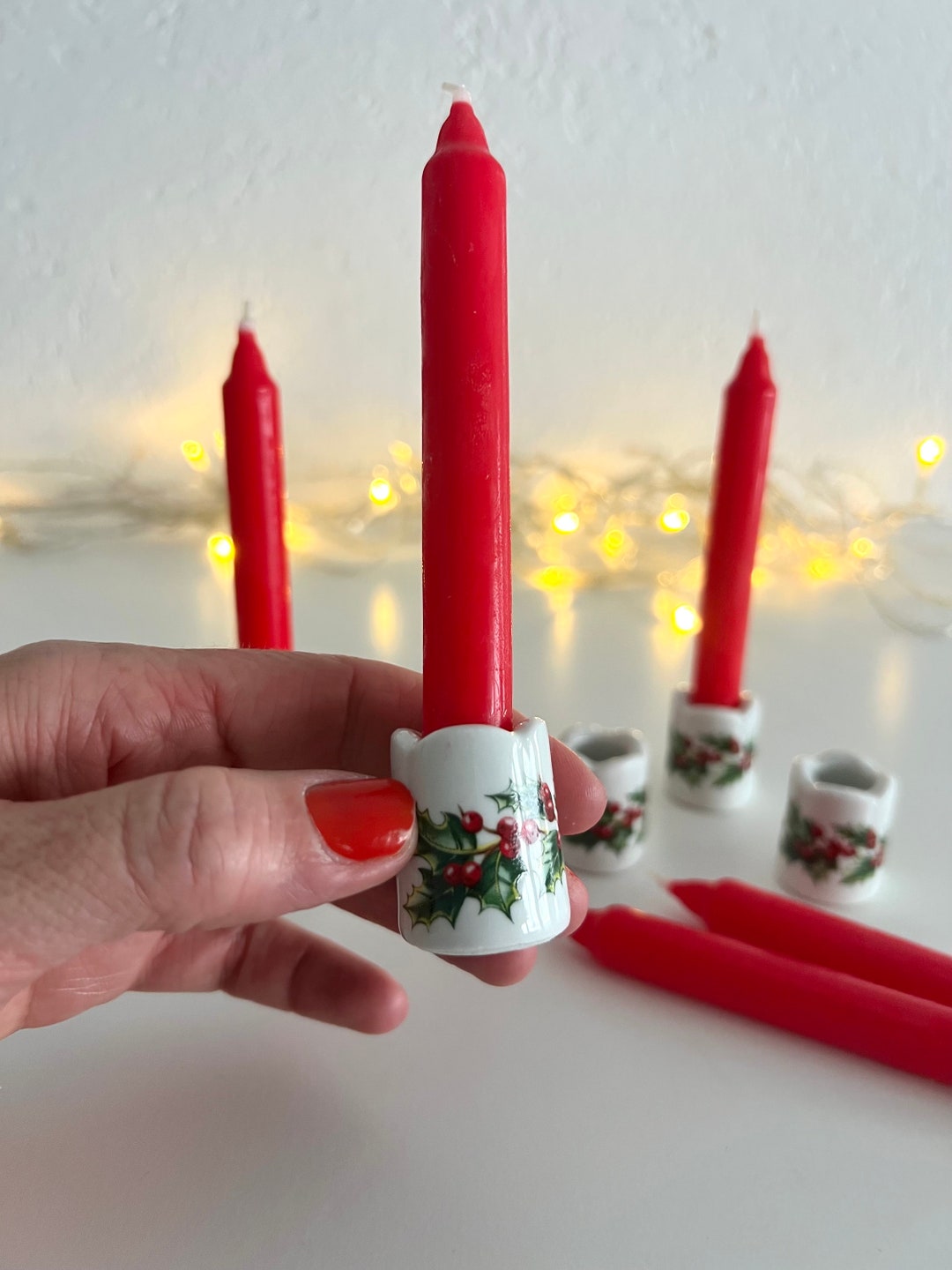 Vintage German Funny Leuchter Porcelain Candle Holders Small Etsy