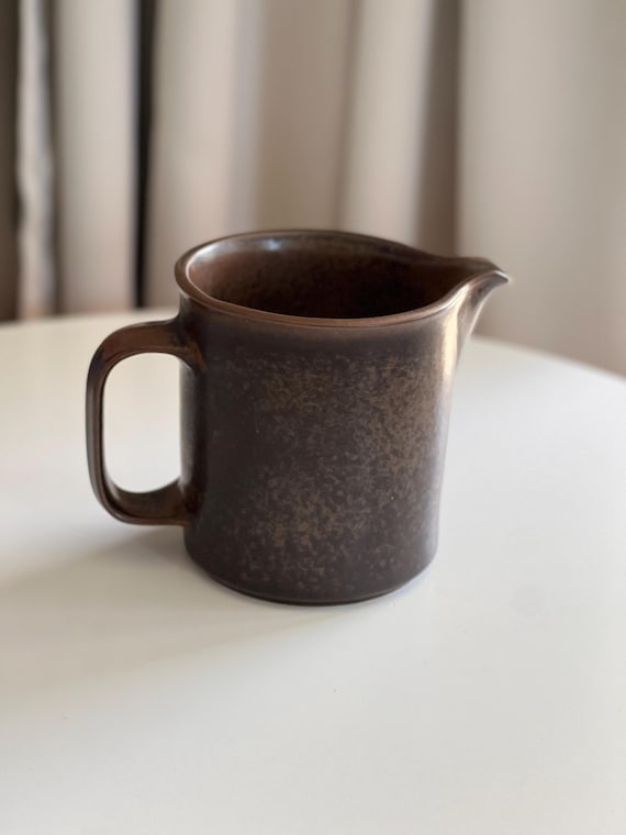 Vintage Arabia Finland Ruska Tea Trio Set: Ulla Procope 1960s