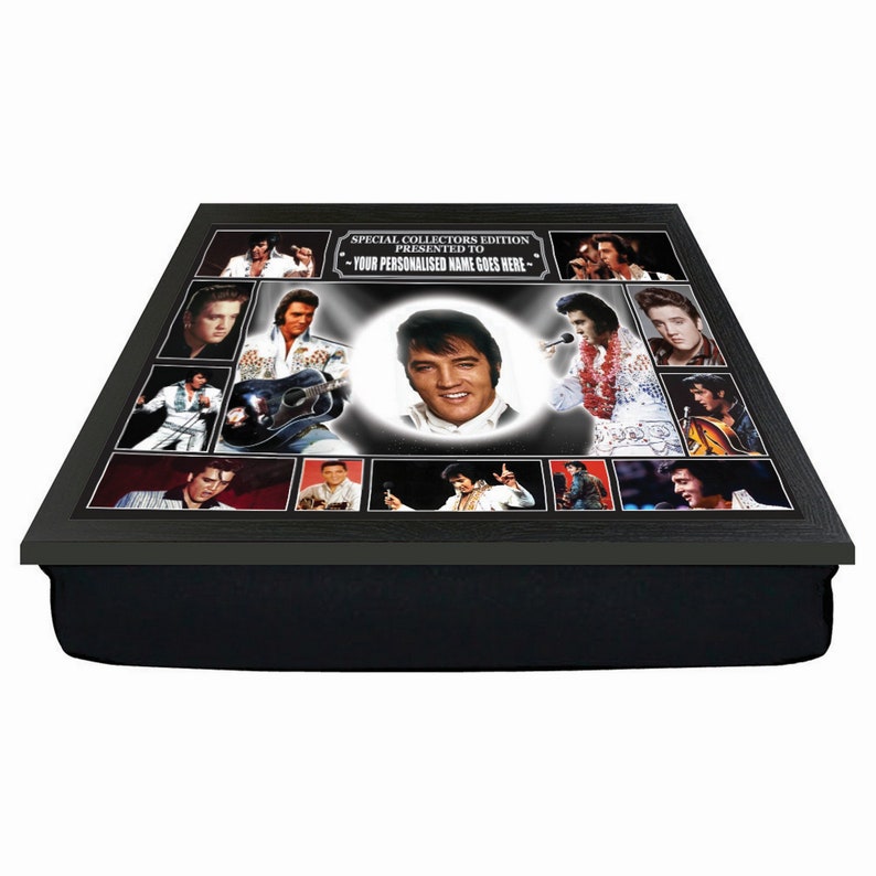 Personalised Icon Legend Elvis Presley Cushion Lap Tray Gift Etsy