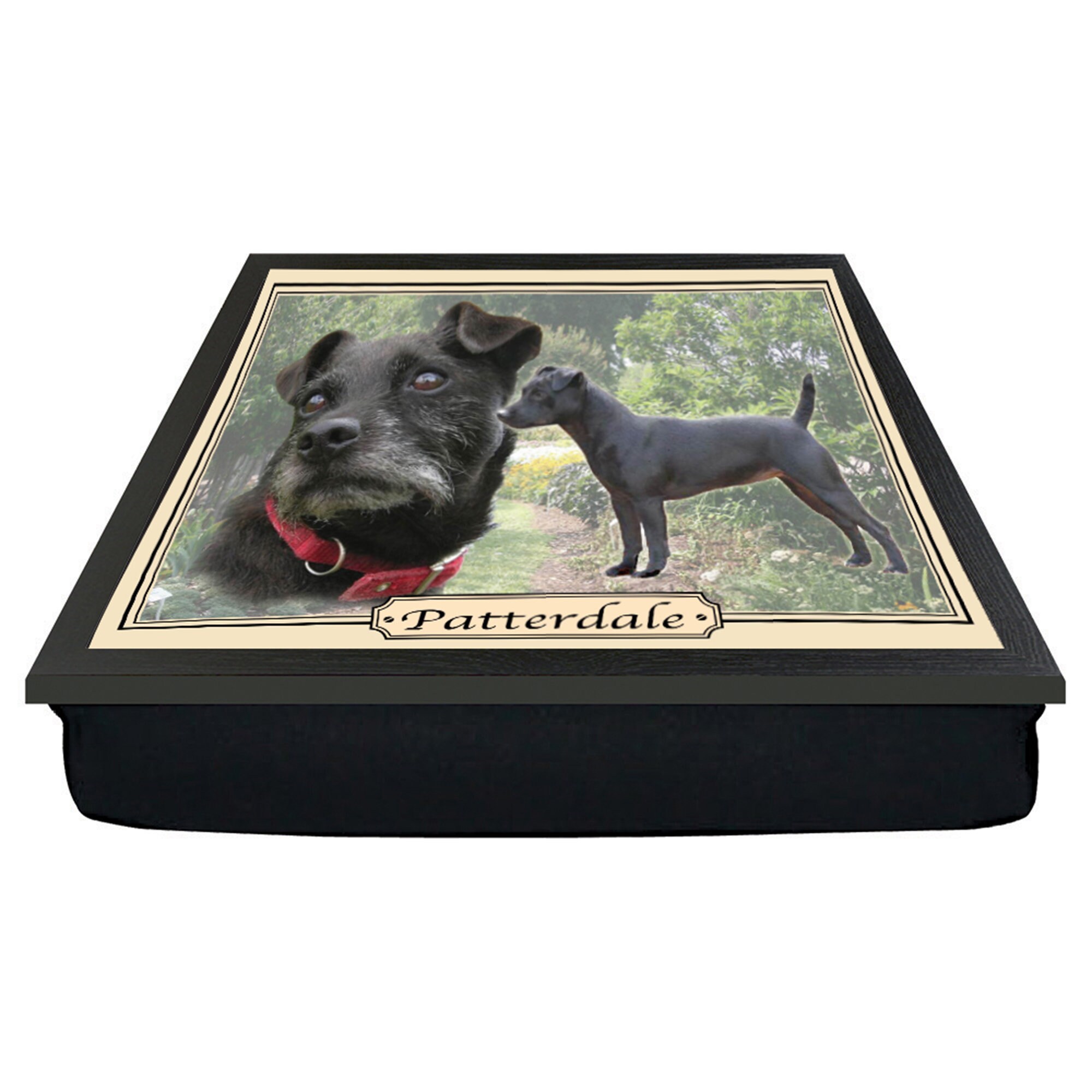 Patterdale Dog Breed Cushion Lap Tray Gift Etsy