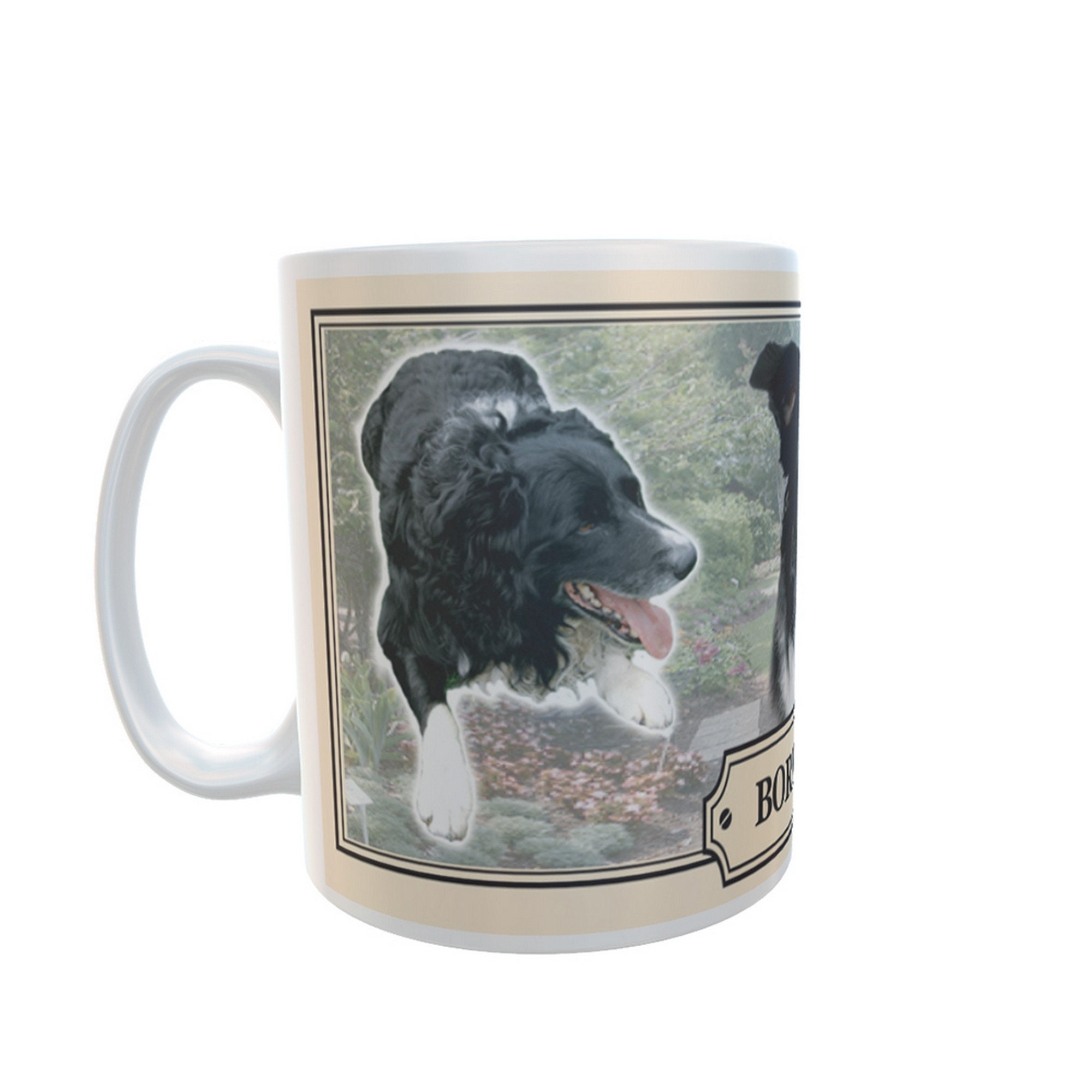 Border Collie Dog Breed Ceramic Gift Mug Etsy