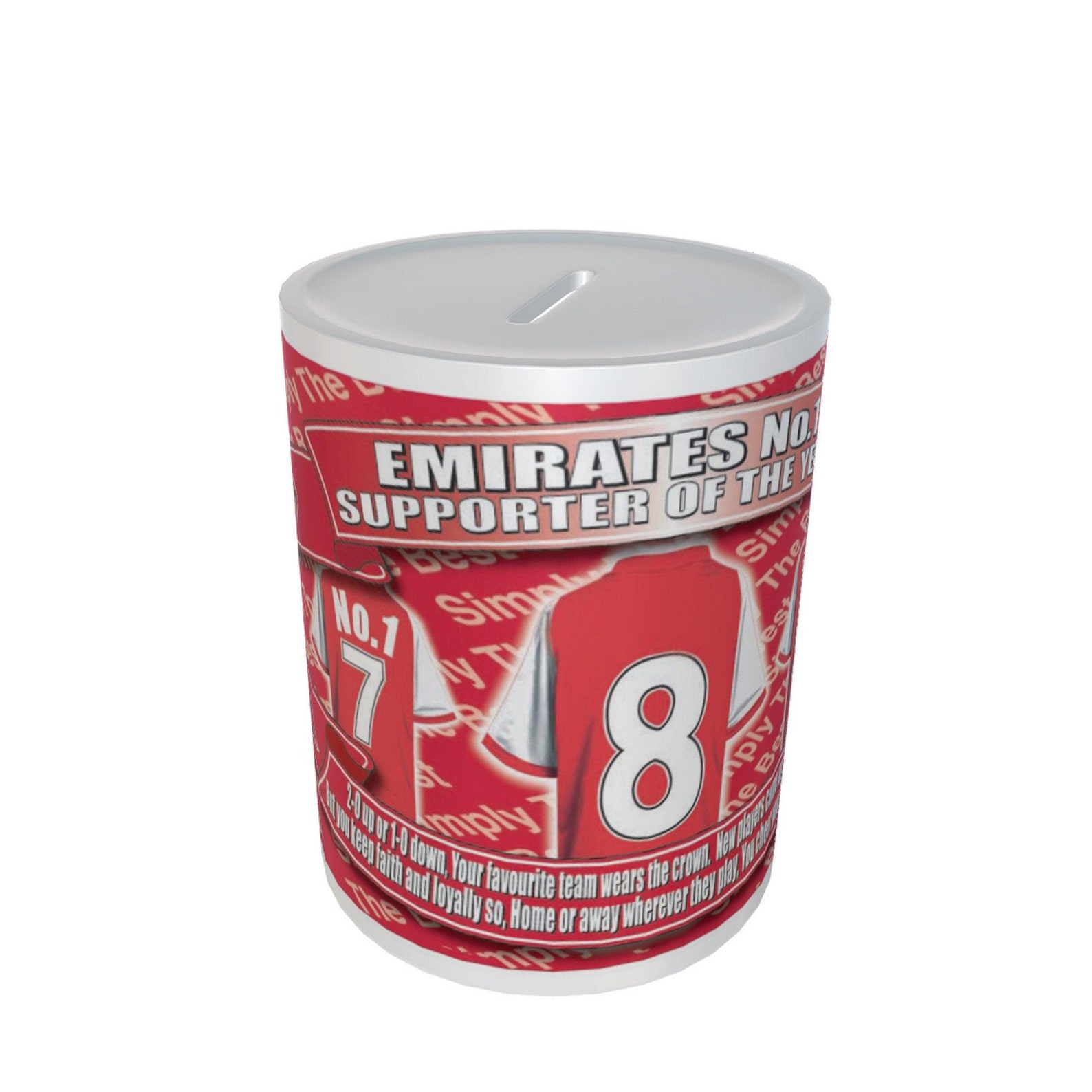 Arsenal Football Shirt Ceramic Money Box Gift Etsy