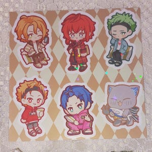 Twisted Wonderland Relaxing Room Sticker Sheet