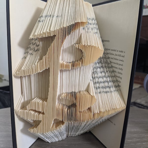 Parabatai - Folded Book Art