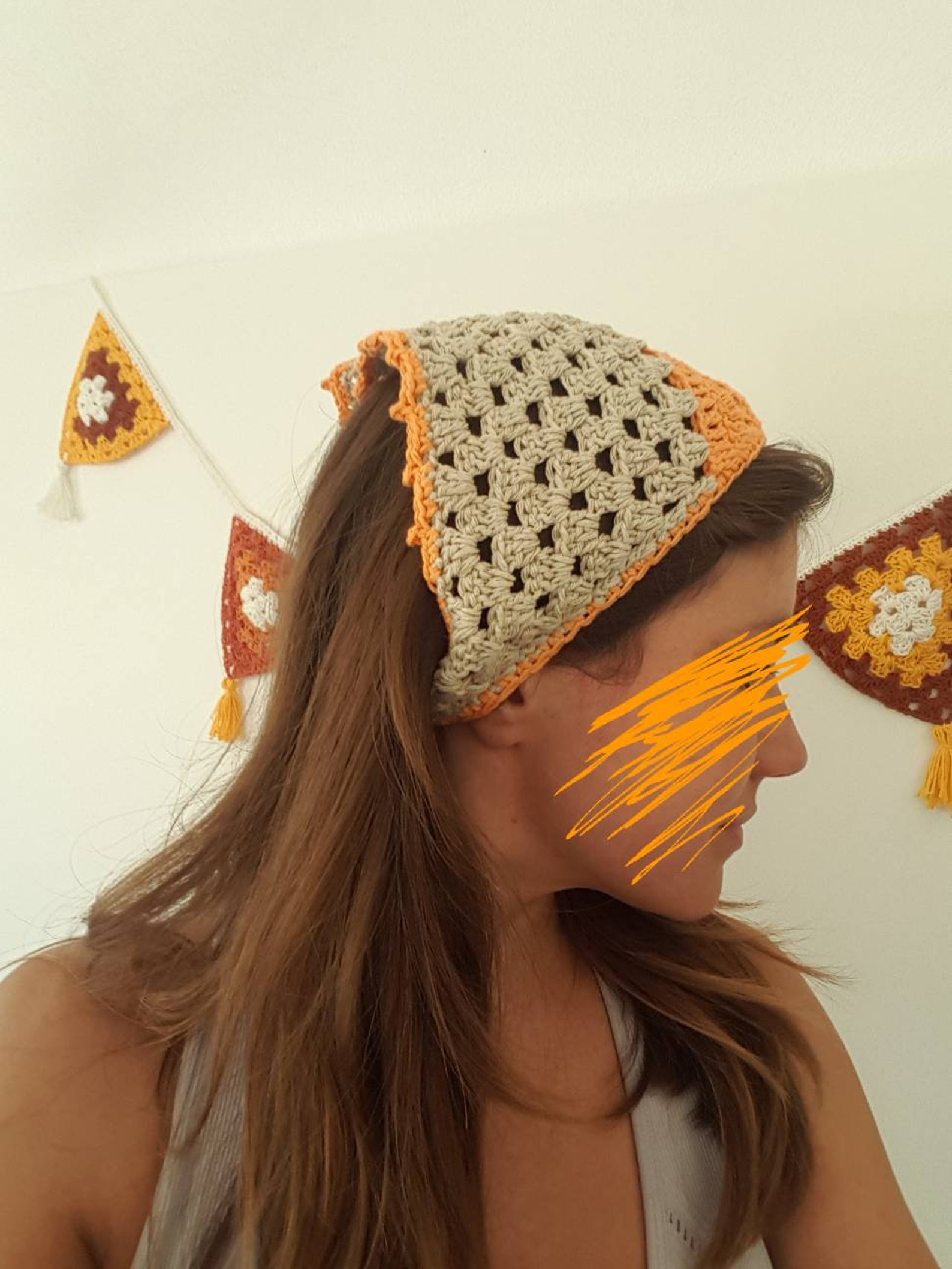 Bandana crochet/ bandana crochet Etsy