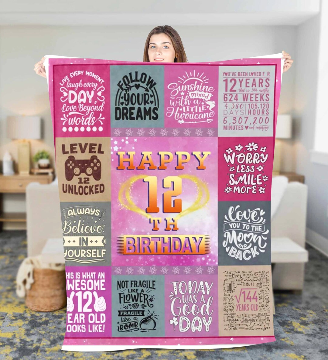 custom-12-year-old-girl-birthday-gift-happy-12th-birthday-blanket