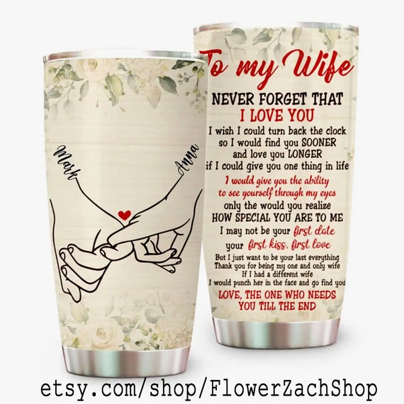 Vintage Iced coffee Tumbler 20oz Wife Gifts - We Got This - Anniversary  Birthday Gifts for Wife & Gifts - Mothers Day Gifts for Wife From Husband  Romantic Gift For Her 