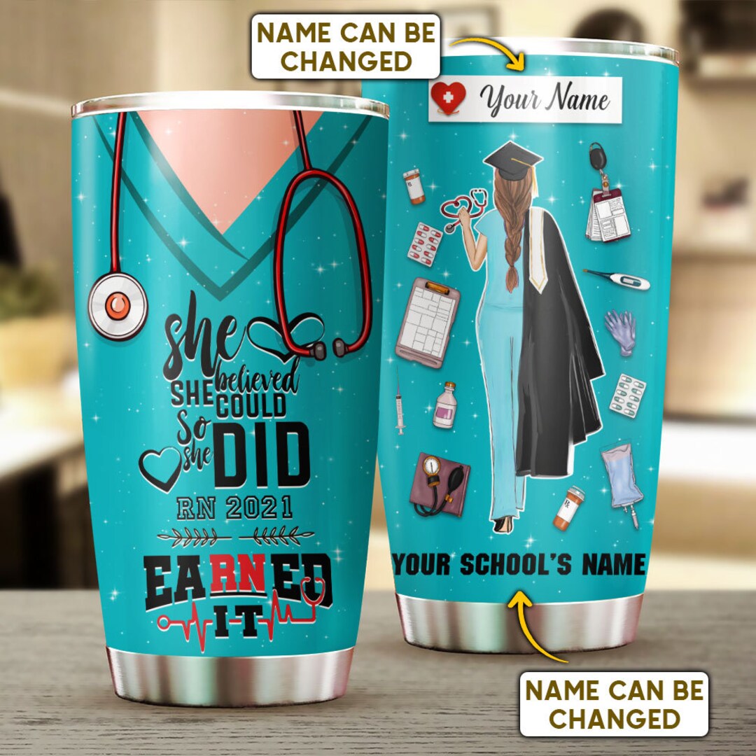 Nurse Graduation Gift for Her Personalized Nurse Graduation Gift Custom