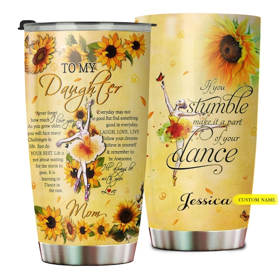 I Love You Sunflower Mom Tumbler