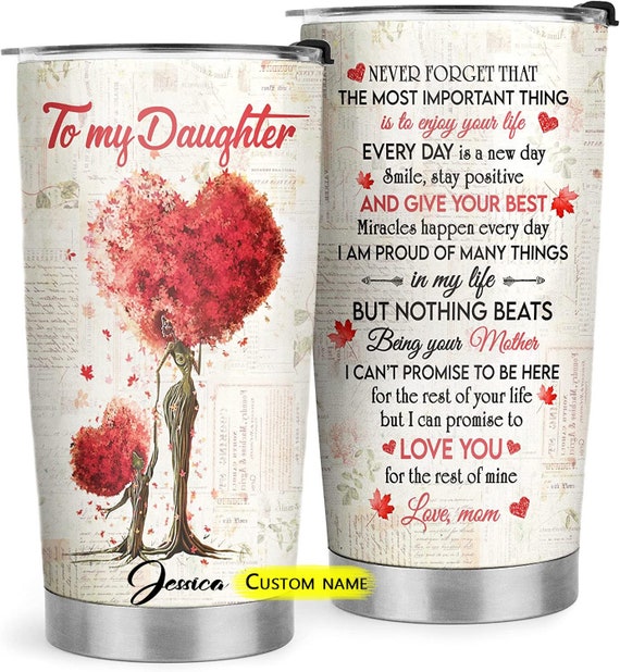 Best Mom Ever Gift - 20 oz Skinny Stainless Steel Insulated