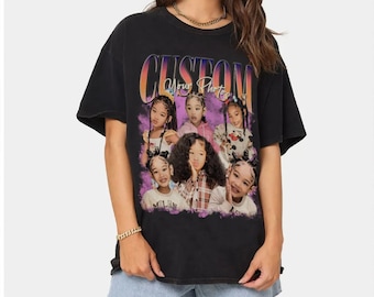 Camiseta de rap pirata personalizada, camisa pirata personalizada, camiseta juvenil personalizada, camisas para adultos, personaliza tu propia foto, regalo gráfico vintage para hija