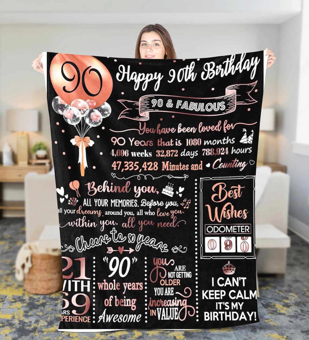 Custom 90th Birthday Gifts for Women Best 90th Birthday Gifts Ideas 90 Year Old Birthday Gifts