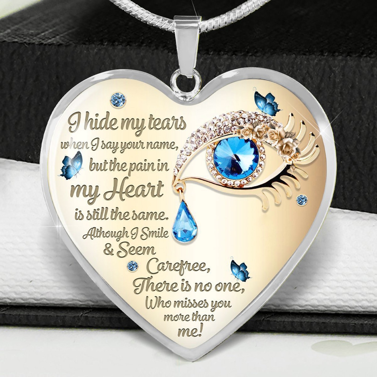 Love Message You Own My Heart and Mind Heart Necklace Stainless Steel or 18k Gold Pendant 18-22 Love Message You Own My Heart and Mind Heart Necklace Stainless Steel or 18k Gold Pendant 18-22