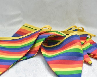 Rainbow Bunting- Pride Bunting- LGBTQA+ - Made in the UK