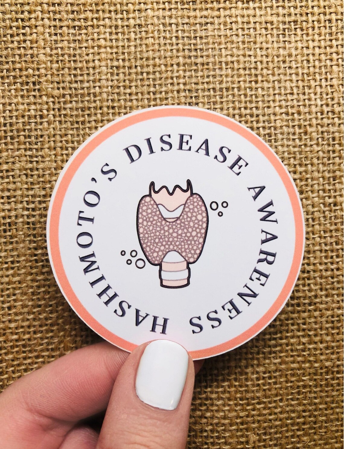 Hashimotos Disease Awareness Sticker Thyroiditis Sticker - Etsy