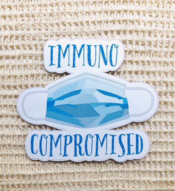 Sticker Face Mask Sticker COVID 19 Etsy