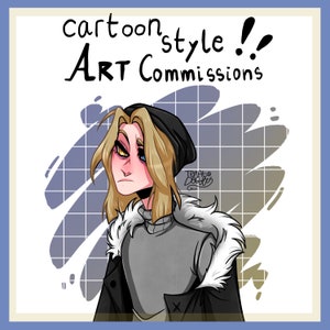 Cartoon Style art commissions (3 SLOTS) PAYMENT→ PAYPAL