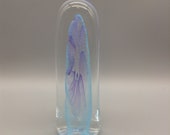 Nourot Studio Art Glass Tall Dichroic Veil Paperweight