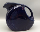 Homer Lauglin Fiestaware Cobalt Large Pitcher