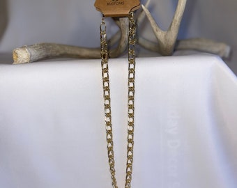 Double Gold Chain Necklace