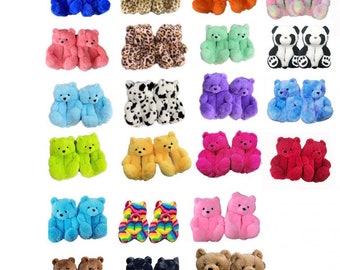 teddy bear slippers