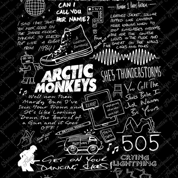 Arctic Monkeys png, Arctic Monkeys Band png, Arctic Monkeys Lyric png