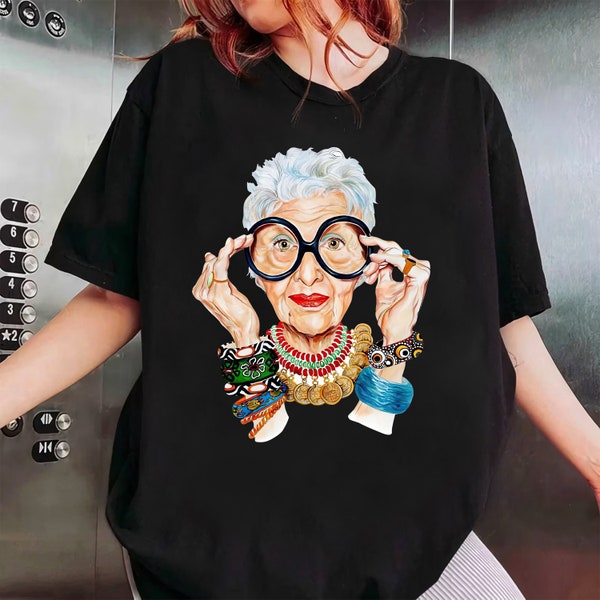 Iris Apfel Shirt, RIP Iris Apfel Shirt, Iris Apfel Rememberance Shirt, Fashion Icon Shirt, Iris Apfen T-Shirt