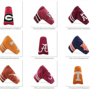SEC Needlepoint Putter Headcover - 100% Handmade!