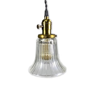 Glass Tulip Pendant Lamp, &quot;Bettina&quot;