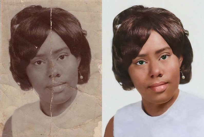 Pro Photo Restoration Restore Old Photo , Vintage Photo Retouching, Image Restore, Photo Editing, Improve Picture Repair, Colorize photo image 3