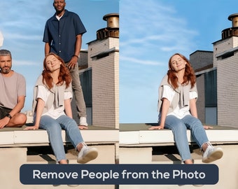 Persoon van foto verwijderen! Object uit afbeelding verwijderen, mensen bewerken, uit afbeelding wissen, persoon verwijderen, persoon wegsnijden, foto verwijderen