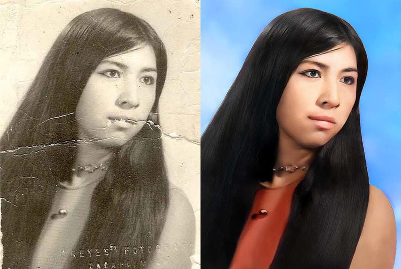 Photo Restoration Service Before and After