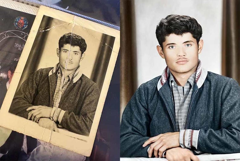Manual Photo Restoration: Repair Damaged, Colorize Old Photos (Digital File) image 9