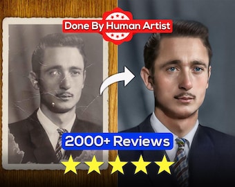 Photo Restoration Service: Restore Old Photos, Photo Colorization, Improve Quality, Fix and Repair All Types of Damage