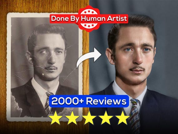 Photo Restoration Service: Restore Old Photos, Photo Colorization, Improve Quality, Fix and Repair All Types of Damage