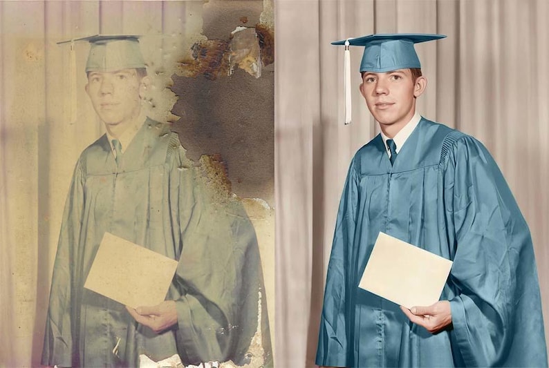Manual Photo Restoration: Repair Damaged, Colorize Old Photos (Digital File) image 15