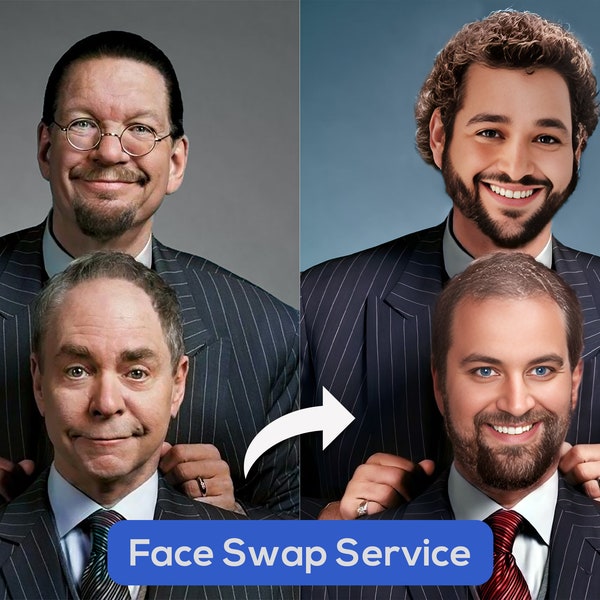 Swap Faces on Photo! Replace Face, Change the Face, Edit Faces, Replace Face Expression, Photo Editing, Photo Retouching, Face Swap