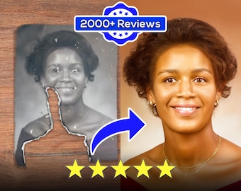 Manual Photo Restoration: Repair Damaged, Colorize Old Photos (Digital File)