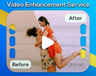 Video Enhancement Service! Edit Video, Improve Resolution, Imrove Framerate FPS, Crop Footage. Wedding Video Editing, Video Quality Improve