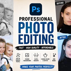 Photoshop Editing Service: Edit Anything, Change Photo, Edit Image, Remove Person from Photo, Add People, Image Editing, Retouch Photo