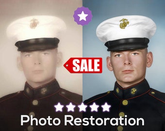 Pro Photo Restoration! Restore Old Photo , Vintage Photo Retouching, Image Restore, Photo Editing, Improve Picture Repair, Colorize photo