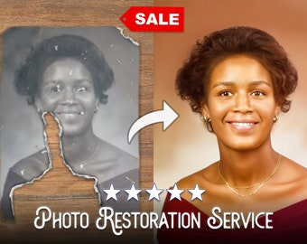 Best Photo Restoration Service! Colorize Image, Improve Quality, Restore Old Picture, Vintage Photo Editing, Blur Remove, Fix, Repair, Clear